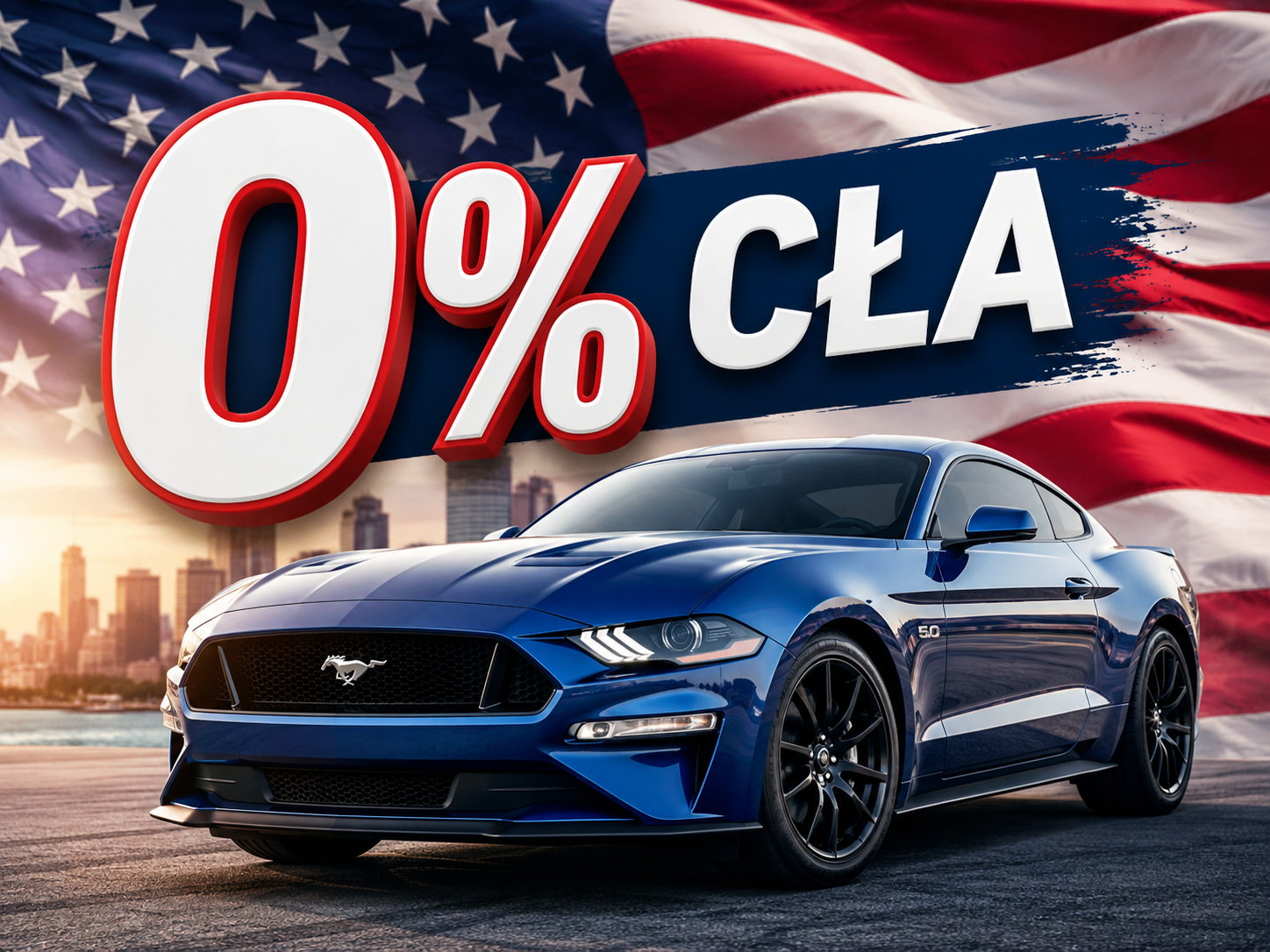 0% cła na samochody z USA